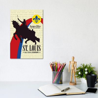St. Louis - Founded in 1764 1 Piece Wrapped Canvas Wall Art