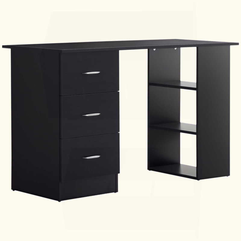 Table de travail moderne avec bureau d'ordinateur