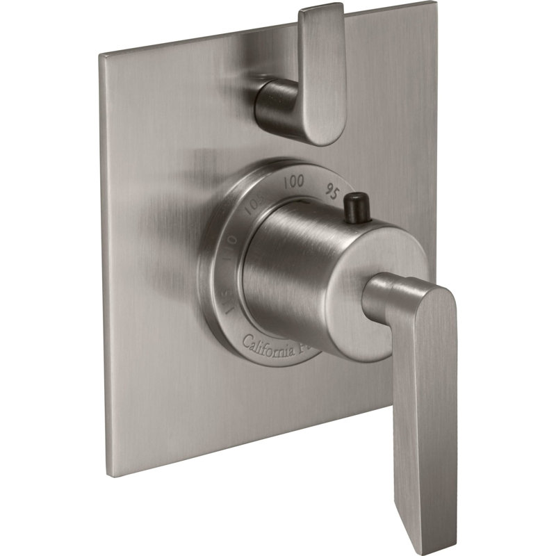 Rincon Bay 1.8 GPM Styletherm 0.5" Thermostatic Shower System with Single Shower Head, Satin Nickel, 2.0 GPM