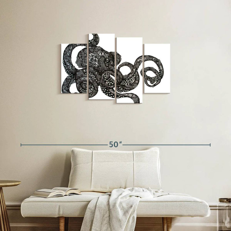 Brampt Barnacle Octopus, 22" H x 36" W