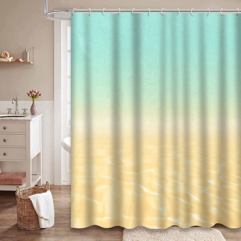 Rideau de douche Beach Abstract Holiday, L 72 po x l 84 po