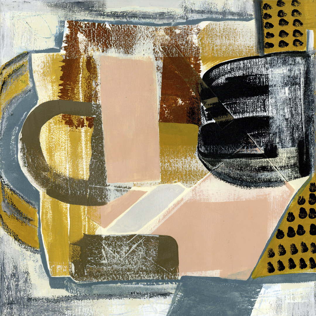 Modern Geo Abstract VI by Tara Daavettila - Wrapped Canvas Painting
