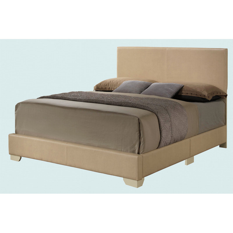 Charming Casual Full Bed In Beige
