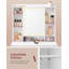 Daun Dressing Table with Mirror
