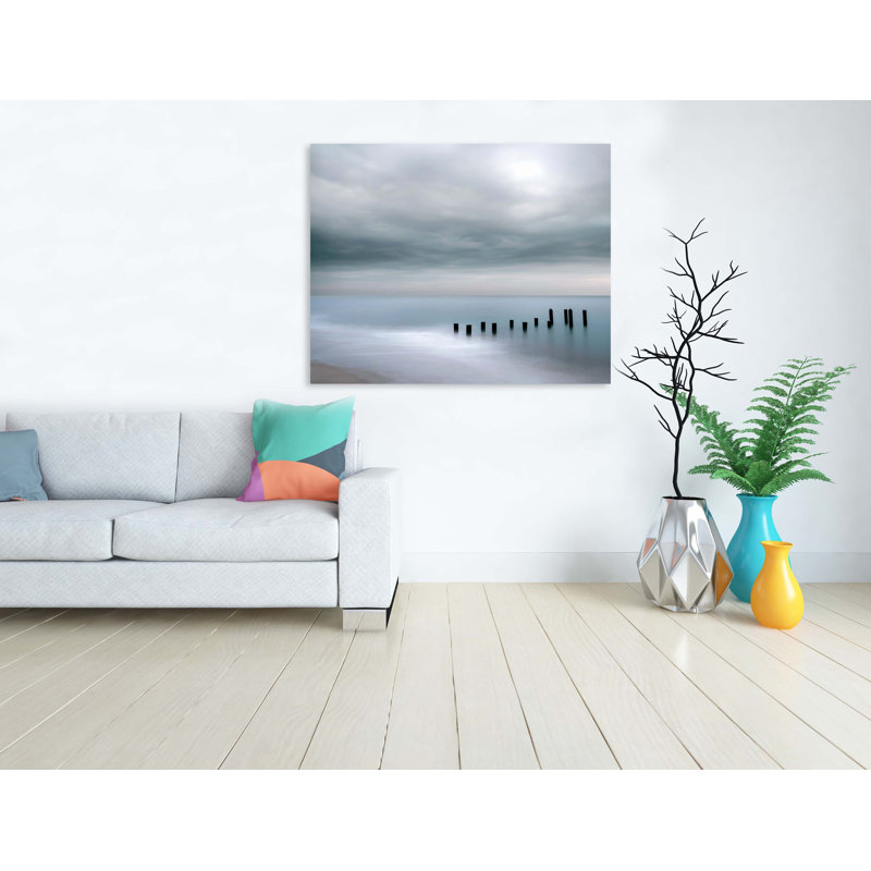 Forest Blossoms Green and White Canvas Wall Art Set