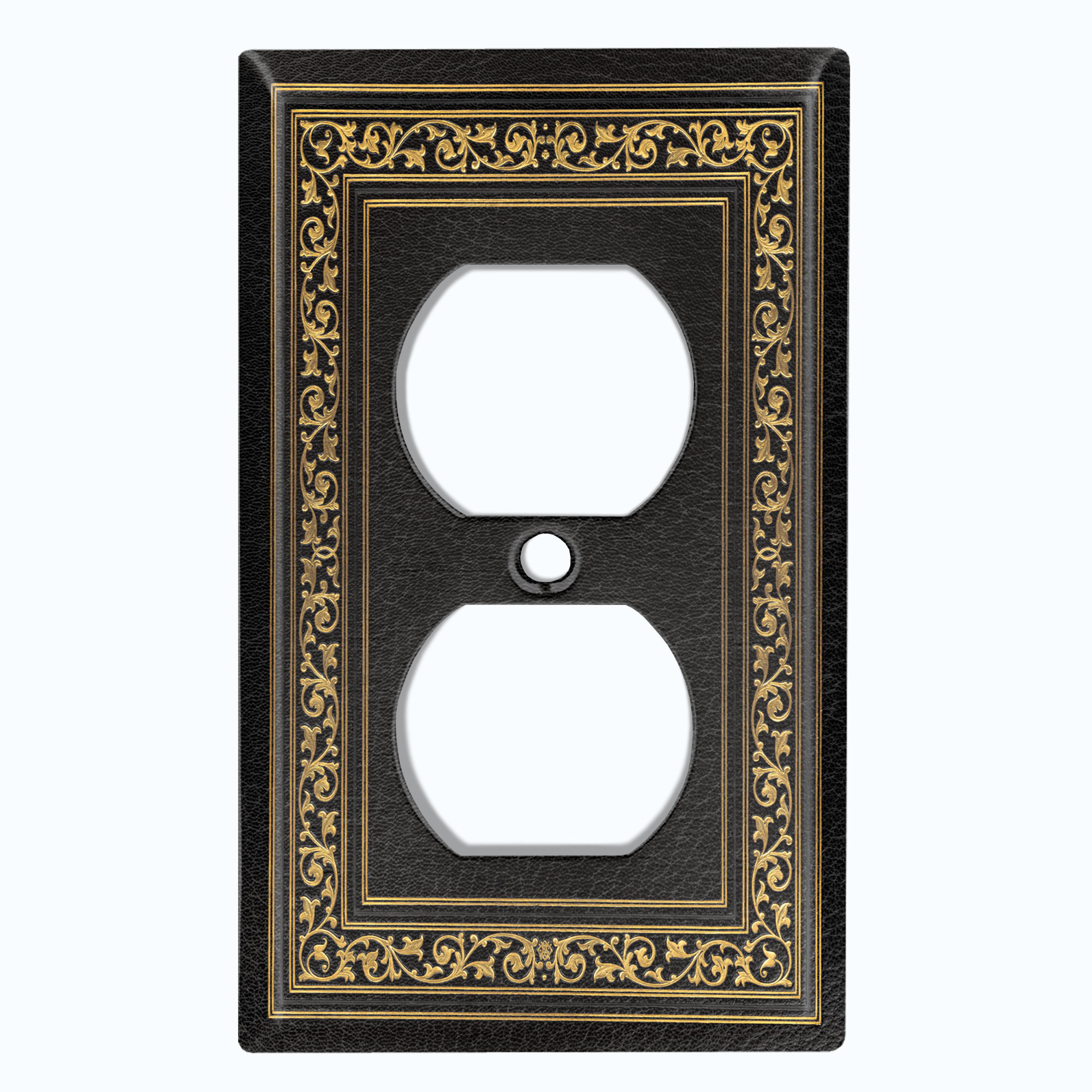 WorldAcc Patterned 1 - Gang Duplex Outlet Standard Wall Plate | Wayfair