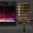 Byrum 25'' W Black Electric Fireplace Insert with 5120 BTU