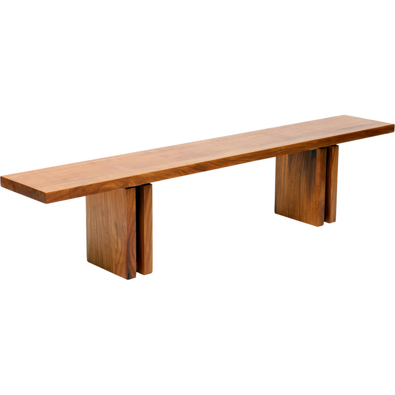 Occidental Solid Wood Dining Bench, 18" H x 120" W x 16" D