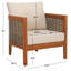 Ensemble de 2 chaises de patio Daun-735517155