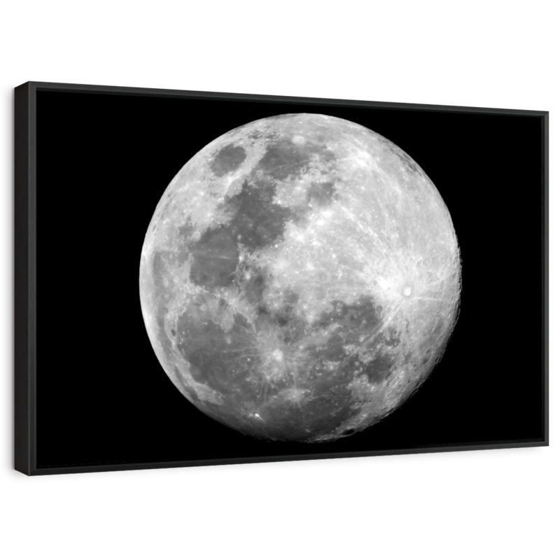 «Simple Moon Wall Art», H 9 po x l 13 po