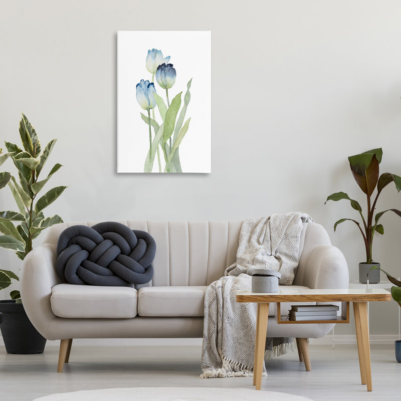 "Blue Garden Tulips" par Lanie Loreth, H 36 po x l 24 po
