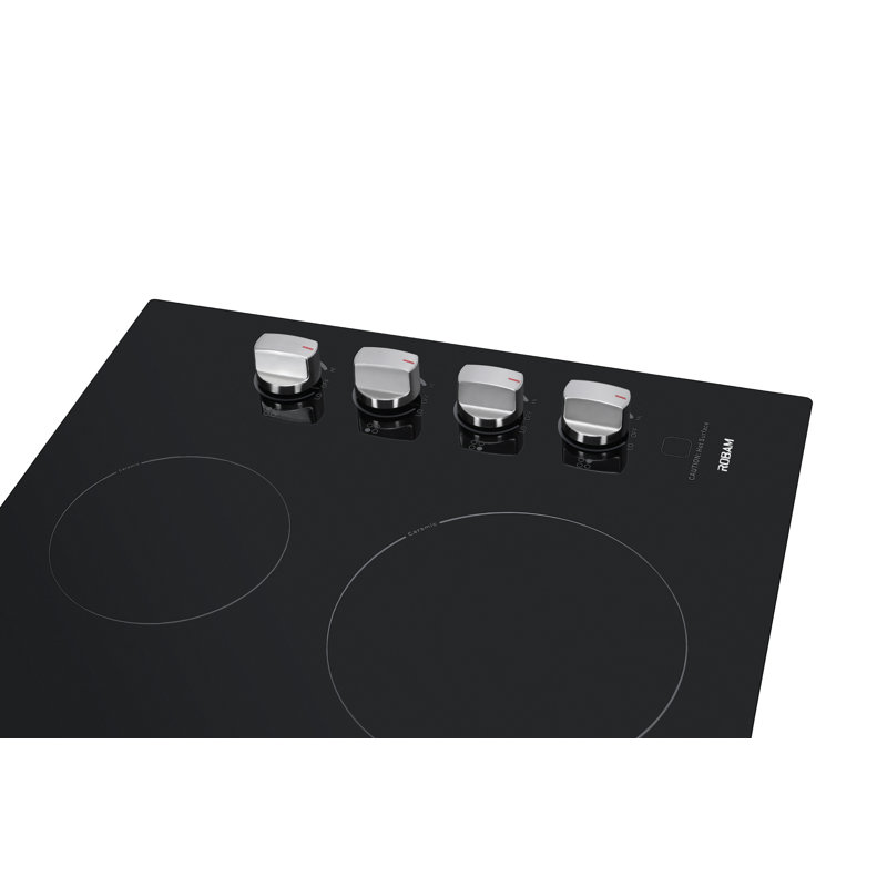 Robam 30" Black Electric 4 Burner Cooktop