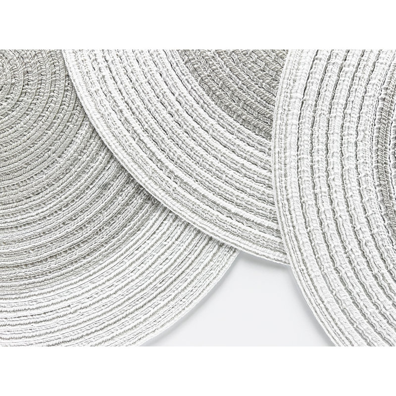 Ensemble de napperons 4 pièces Almut, gris