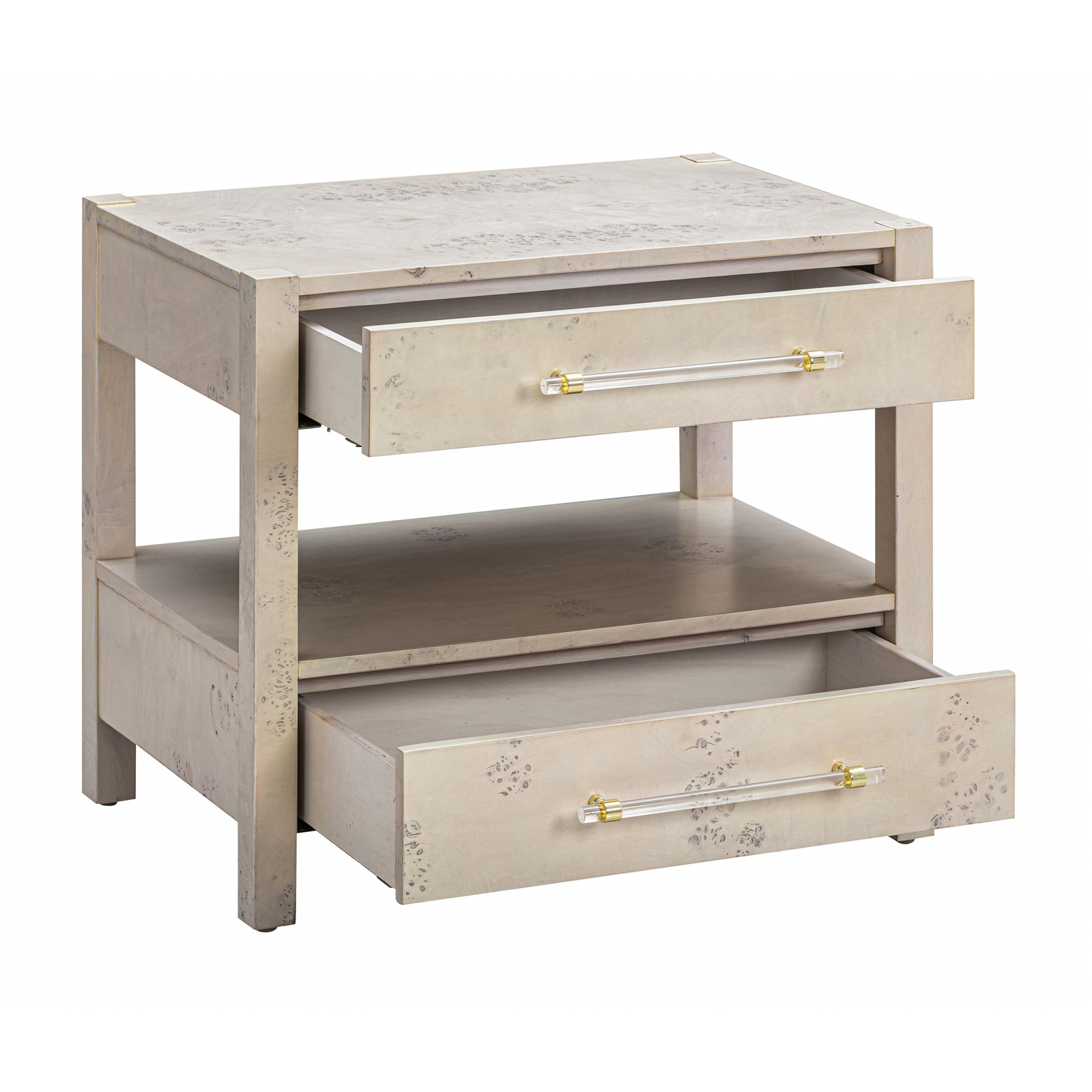 Omnia 2 - Drawer Nightstand, White