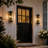 Large 2-Light Outdoor Wall Lights with Dusk to Dawn Sensor