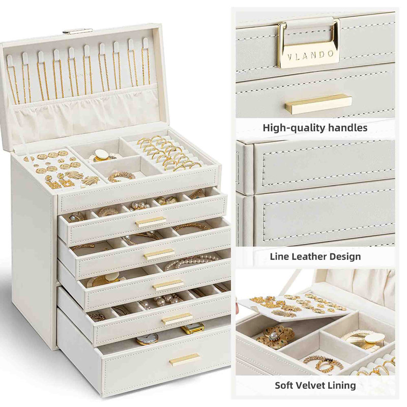 Berten Accessory Box +, Apricot White