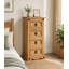 35cm W Solid Wood Bedside Table