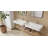 Badeloft 31.4" x 17.7" Rectangular Stone Resin Wall Mounted Bathroom Sink with Overflow WT-01-L-M in Matte White-35943916