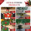 Support d'arbre de Noël naturel