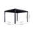 Grand Tuscan Aluminum Pergola with Adjustable Louvered Roof-98497917