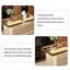 47.24"Italian luxury-style brown jewelry storage cabinet