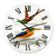 Vintage Bird I - Horloge murale traditionnelle-60282395