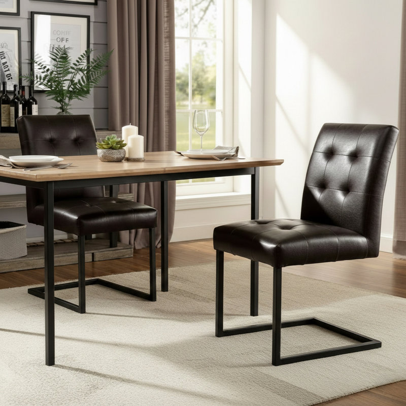 Ensemble de 2 chaises d'appoint Perchly