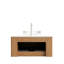 Meuble-lavabo rond transparent de 30 po, comptoir en pierre frittée à motif, armoire murale avec tiroir 3D, système de fermeture en douceur pour un fonctionnement en douceur, verre de meuble-lavabo en cristal préassemblé,