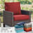 Allo 24"X24"X6" Thick Cushions & Pillows Set - Deep Seat Indoor/Outdoor Water & Fade Resistant-778723634-779767195
