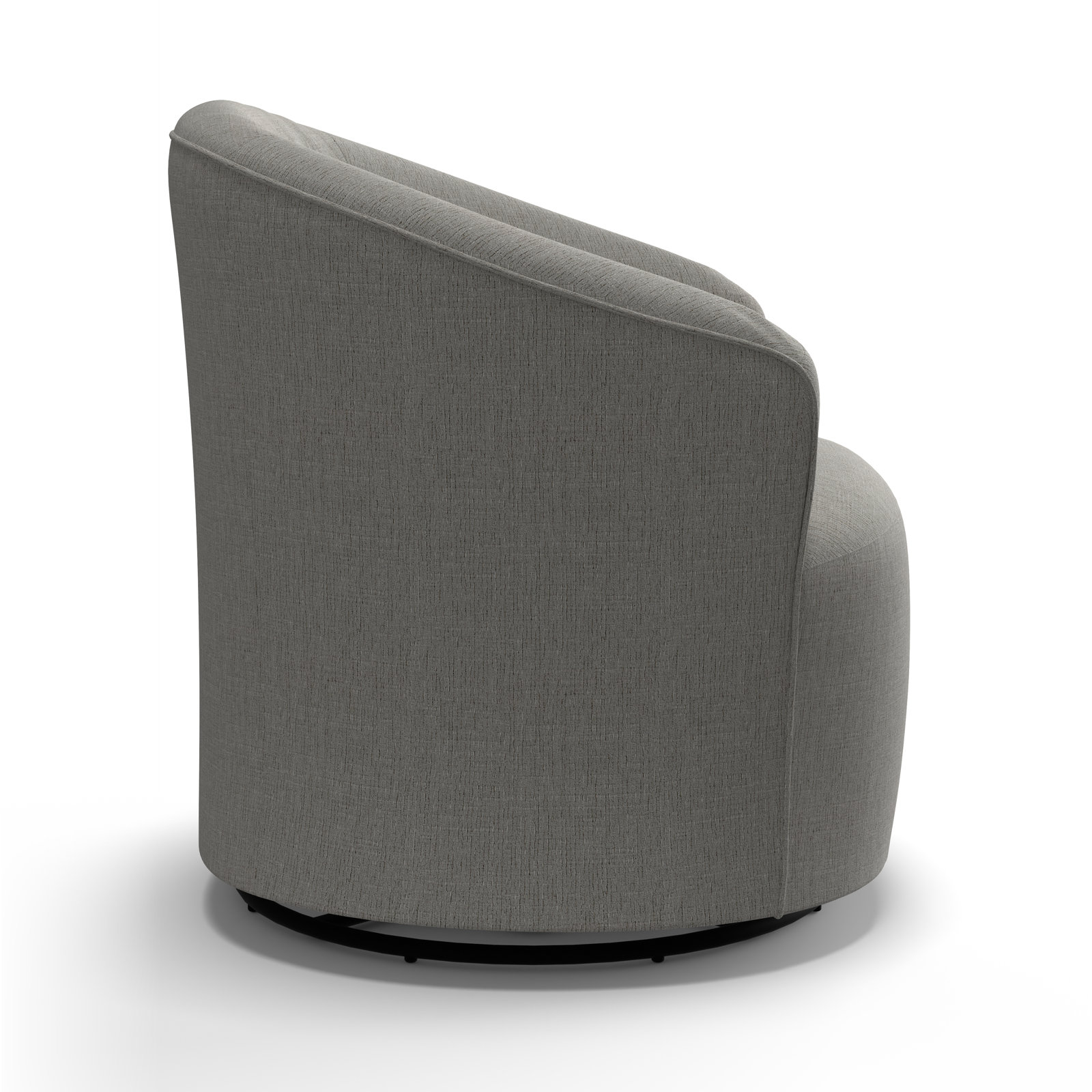 Jude Upholstered Swivel Nursery Chair, Radical Dove Performance Chenille
