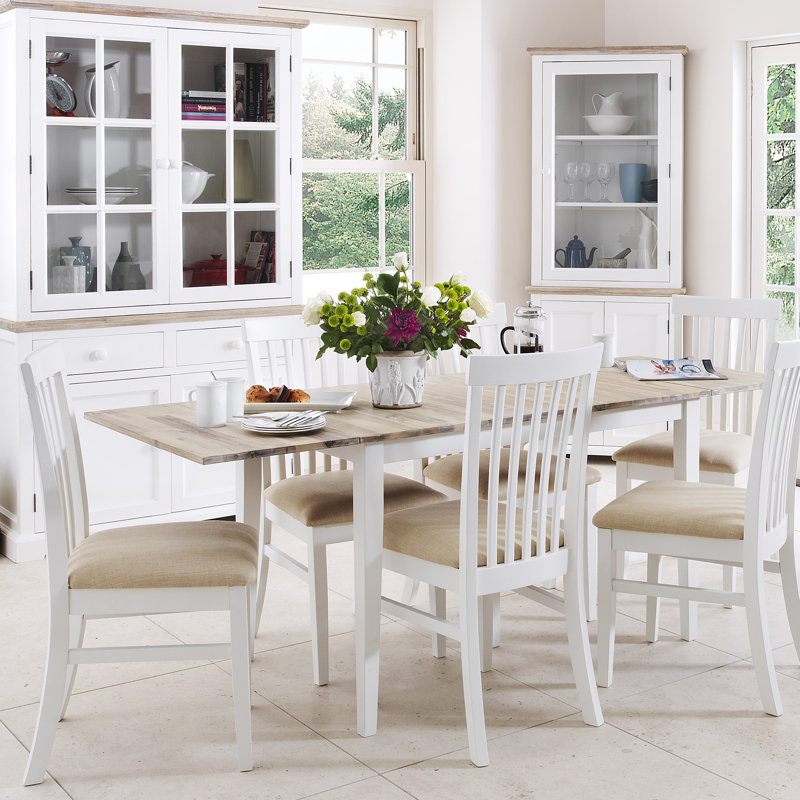 Chatham Extendable Dining Set, White