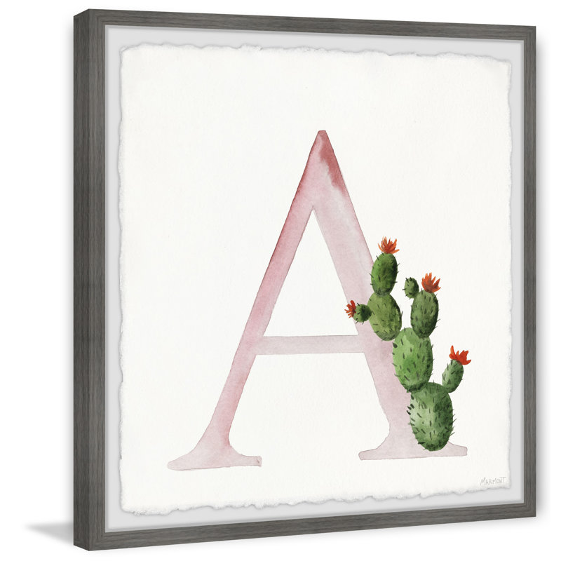 «Bergin A Is for Air Plane», reproduction encadrée, H 32 po x l 32 po x P 1,5 po