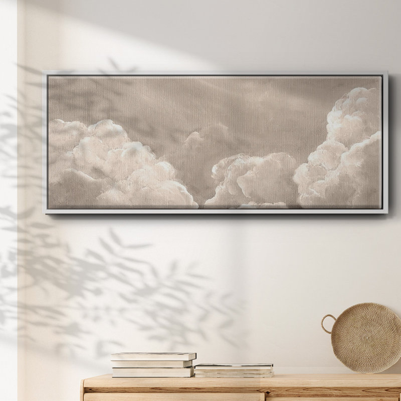 «Painted Clouds II», toile encadrée, H 20 po x l 50 po