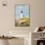 Art mural bord de mer avec phare au lever du soleil-104439010-104439020