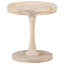 Topeka Solid Wood Pedestal End Table