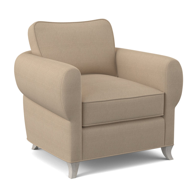 Cocoon Sunbrella® Boucle Armchair, Libby Linen, Bisque