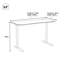 XR Living Oka Office Desk with Wireless Charging and App Controlled RGB LED Lights - Oak-120944024