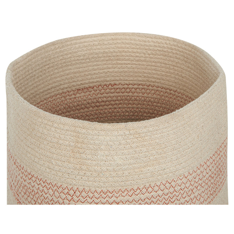 House of Hampton Fabric Decorative Basket, Light Beige