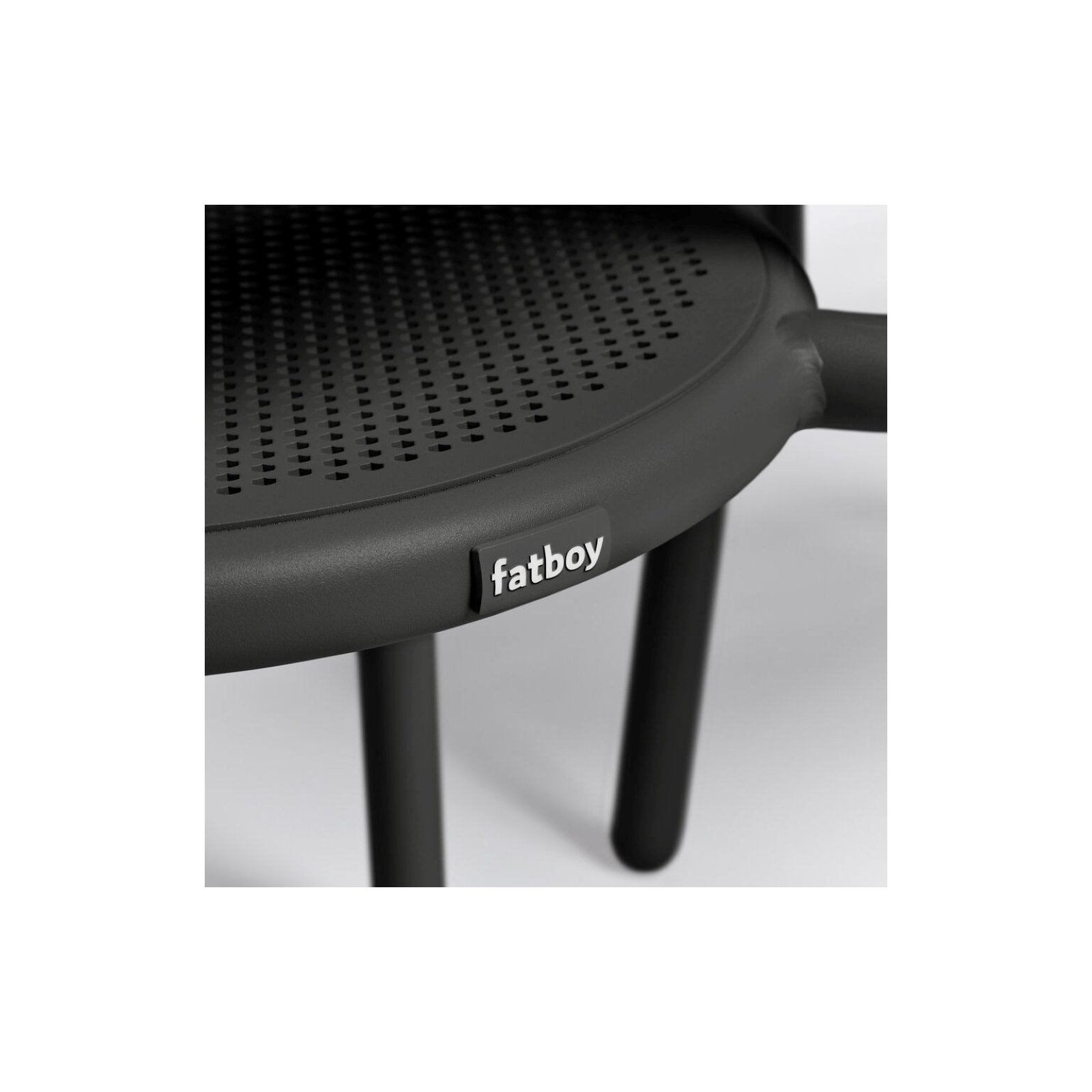 Toní Stacking Patio Dining Side Chair, Anthracite