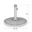 Base de parasol ronde en résine-86882408