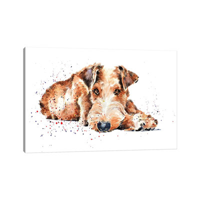 Irish Terrier I - Wrapped Canvas Painting