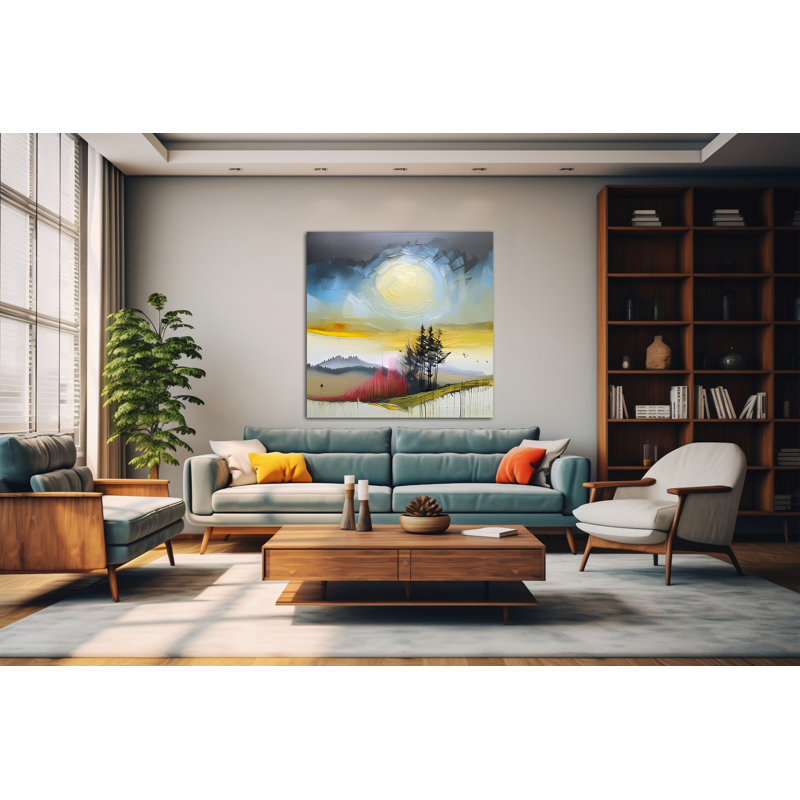 Above The Horizon, 36" H x 36" W