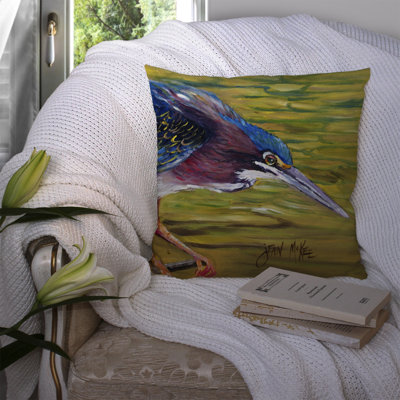 Coussin décoratif intérieur / extérieur Green Heron