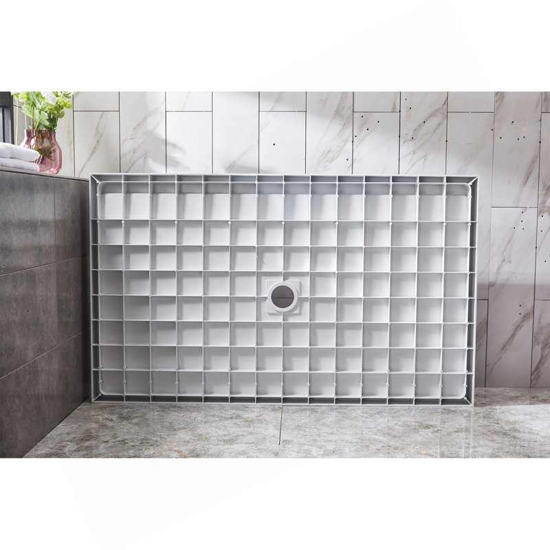 Base de douche en verre de couleur unie SMC 6036