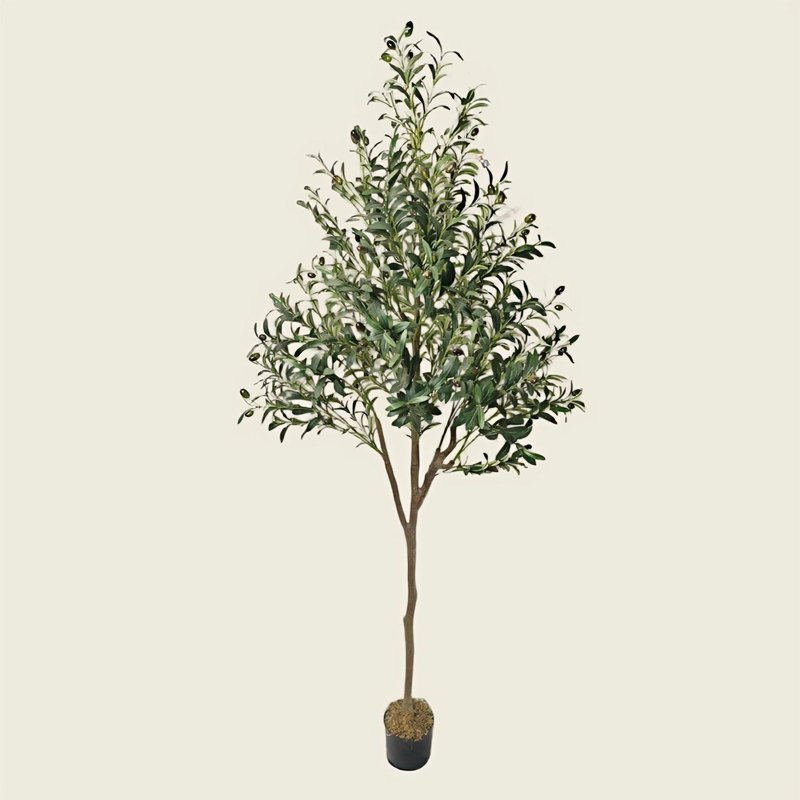 Faux olivier forêt pour bureau, salon, patio type A, H 59,06 po x l 15,75 po x P 15,75 po