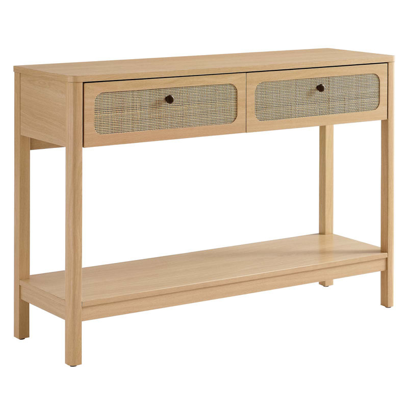 Console d'entrée en bois Modway, Chêne / noir / gris