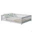 Lit double pleine grandeur avec clôture et porte, lit en bois d'hévéa-124917572-124917575