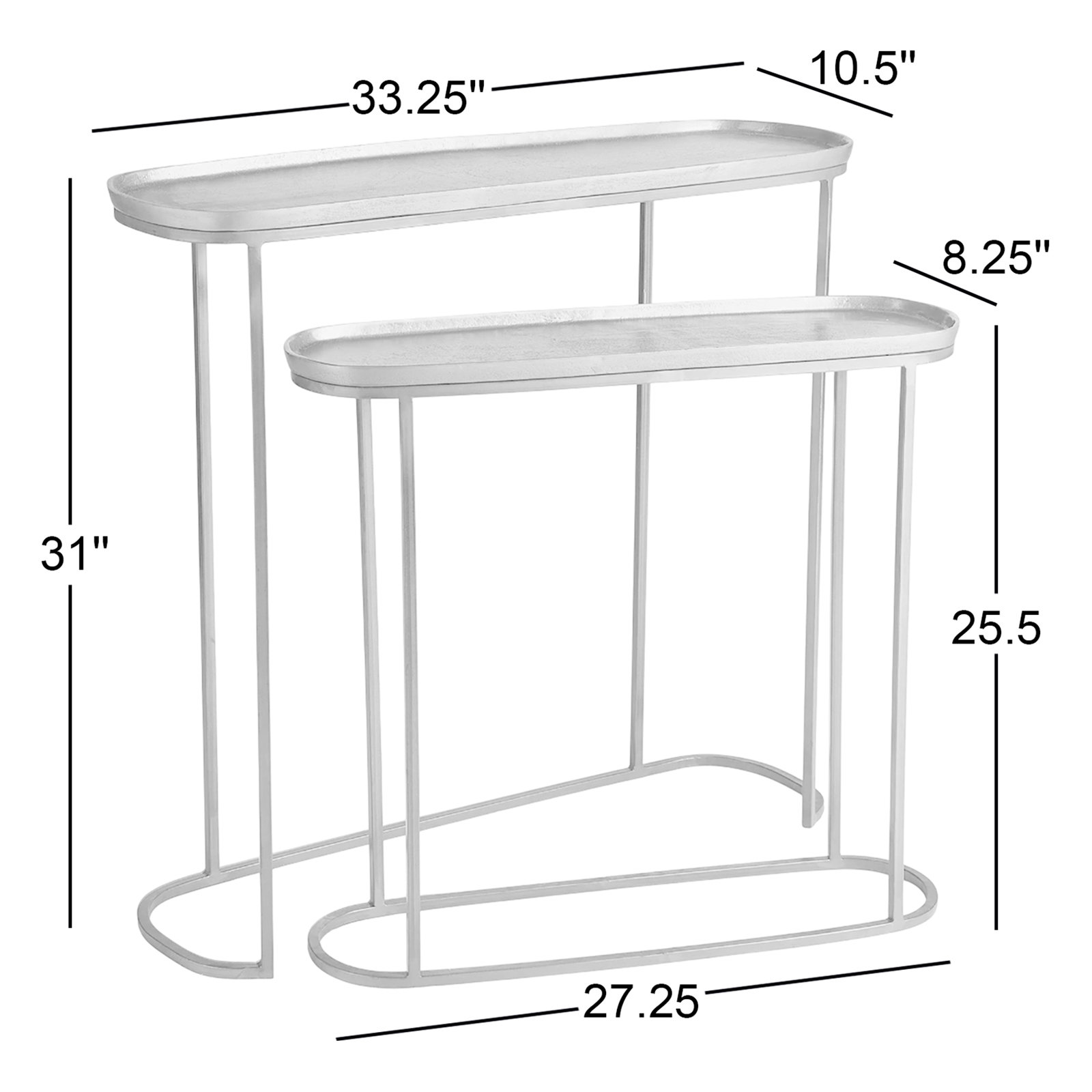 Cato 33" Console Table, Black
