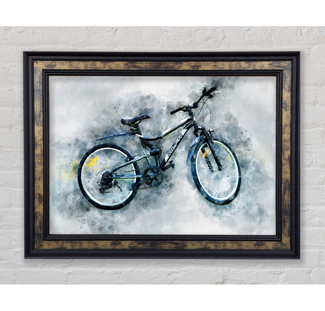 Mountain Bike Ready - Einzelne Bilderrahmen Kunstdrucke