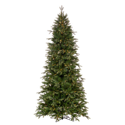 Slim Pre-Lit Fir Christmas Tree